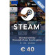 Steam Wallet €40 EUR [EU]